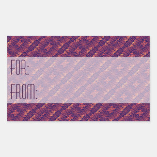 Sticker Rectangulaire Balise cadeau Suryasta Stripes