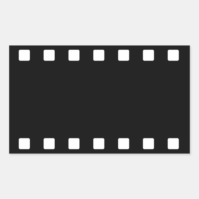 Sticker Rectangulaire Bande film (Devant)