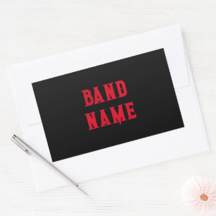 Sticker Rectangulaire Bande personnalisée