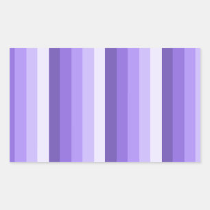 Sticker Rectangulaire Bandes d'ombre violette