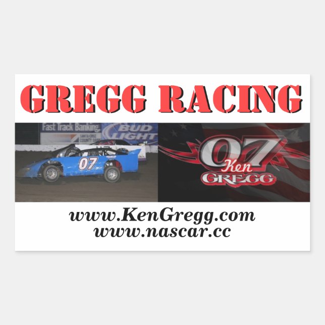 Sticker Rectangulaire Bannière adhésive (Devant)