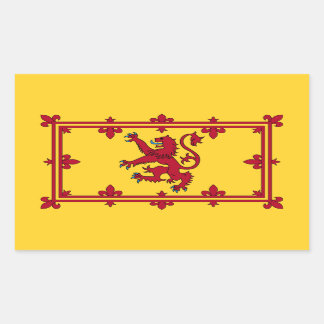 Sticker Rectangulaire Bannière royale écossaise, Écosse