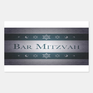 Sticker Rectangulaire Bar Mitzvah