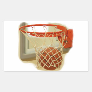 Sticker Rectangulaire Basket