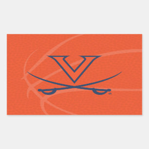 Sticker Rectangulaire Basket-ball des Cavaliers de Virginie
