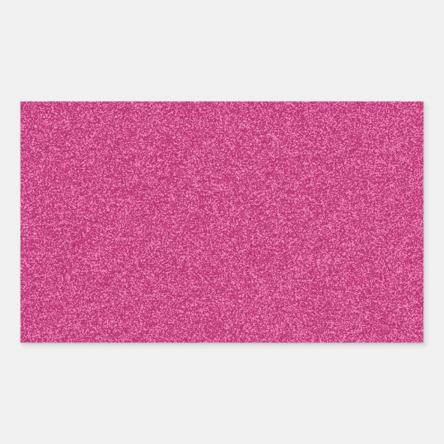 Sticker Rectangulaire Beau effet parties scintillant rose chaud girly ar (Devant)