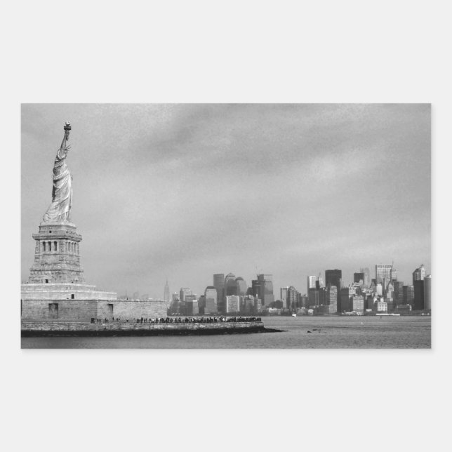 Sticker Rectangulaire Beau NYC (Devant)
