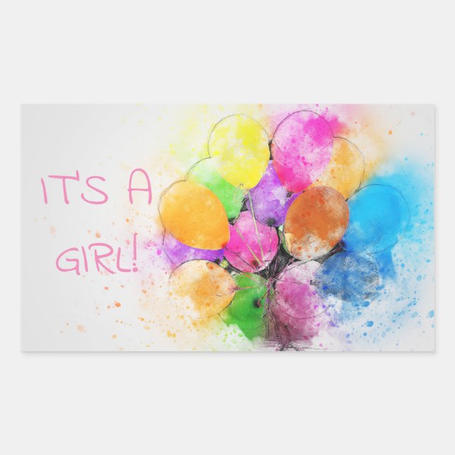 STICKER RECTANGULAIRE BÉBÉ CLASSIQUE ROND (Devant)