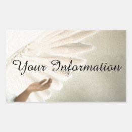 Sticker Rectangulaire Belle Ange des ailes Cadeaux & Articles promotionn