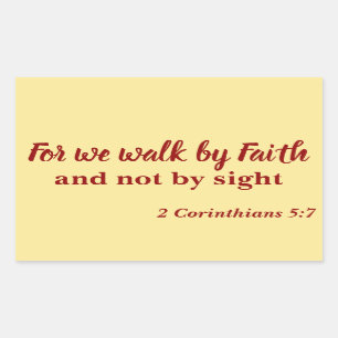 Sticker Rectangulaire Belle Nous Foi pas en vue