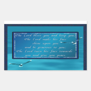 Sticker Rectangulaire Bénédiction arabe !