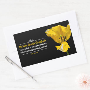 Sticker Rectangulaire Benjamin Haydon Citation Inspirationnelle "Princip