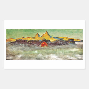 Sticker Rectangulaire Bjerg - Troll Mountain