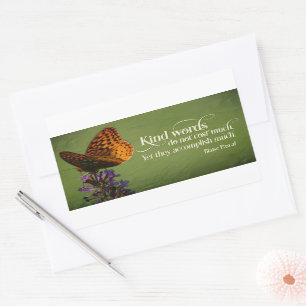 Sticker Rectangulaire Blaise Pascal Citation Inspirationnelle "Mots gent
