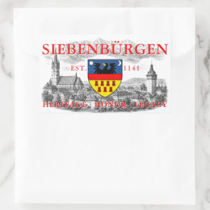 Sticker Rectangulaire Blason des Saxons de Transylvanie