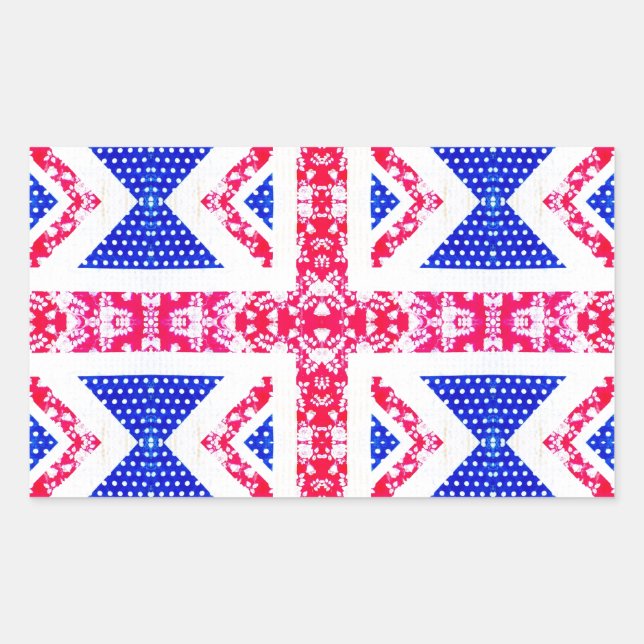 Sticker Rectangulaire boho (Devant)