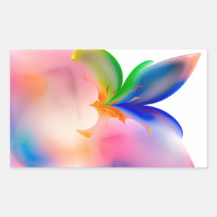 Sticker Rectangulaire Boîte cadeau Big Bow