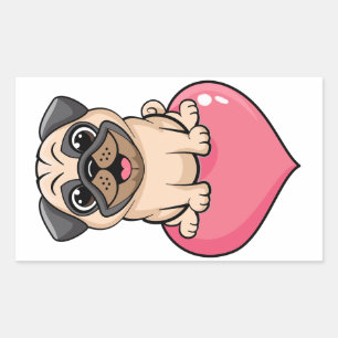 Sticker Rectangulaire Bonbons doux