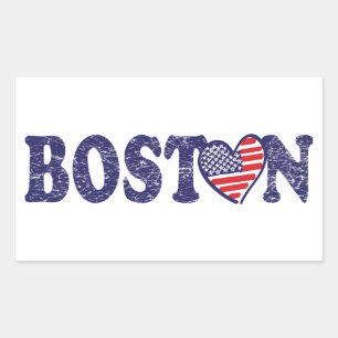 Sticker Rectangulaire Boston Strong