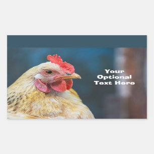 Sticker Rectangulaire Boulet de texte personnalisé