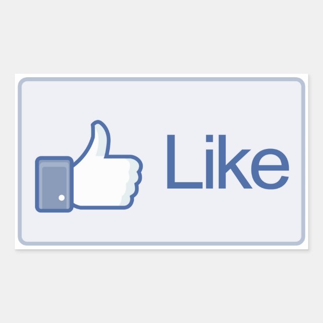 Sticker Rectangulaire Bouton (Devant)