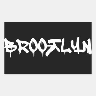 STICKER RECTANGULAIRE BROOKLYN