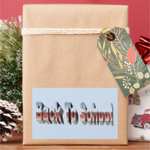 Sticker Rectangulaire BTS à trois tons