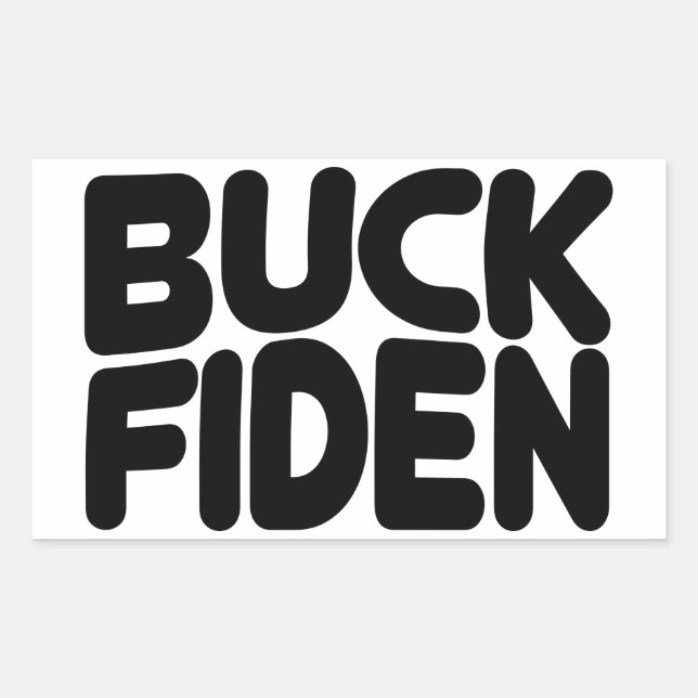 Sticker Rectangulaire Buck Fiden (Devant)