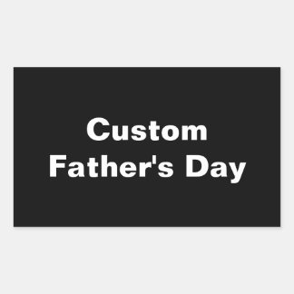 Sticker Rectangulaire Cadeau papa personnalisé pour la Fête des pères