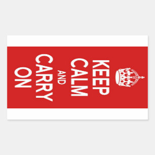 STICKER RECTANGULAIRE CALME CLASSIQUE ET POURSUIVI