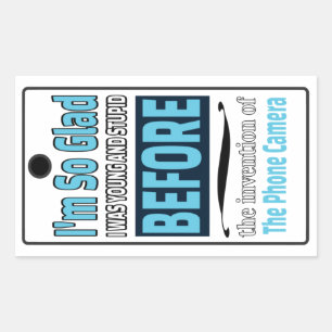 Sticker Rectangulaire Caméra téléphonique