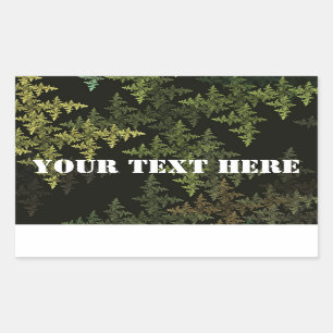 Sticker Rectangulaire Camouflage fractal