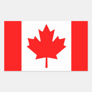 Sticker Rectangulaire Canada
