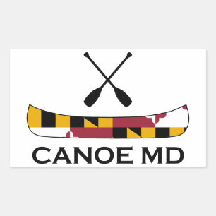 Sticker Rectangulaire Canoe Maryland