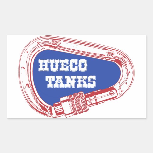 Sticker Rectangulaire Carabinier Hueco Tanks (Devant)