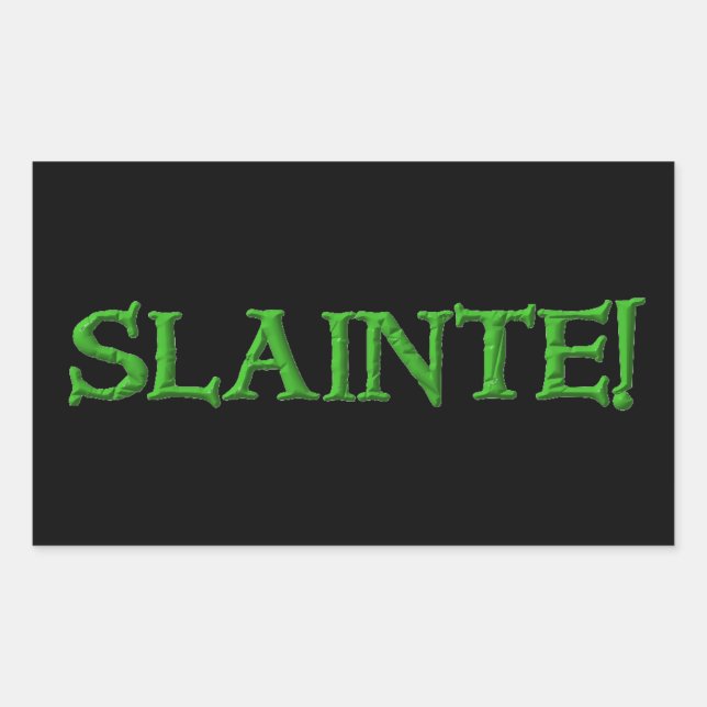 Sticker Rectangulaire Cartons rectangle noir de Sainte-Claire (Devant)