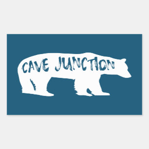 Sticker Rectangulaire Cave Junction Oregon Bear