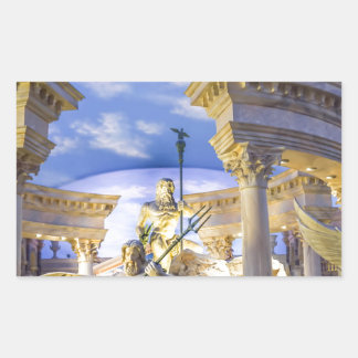 Sticker Rectangulaire César Palais Las Vegas Statue Hôtel Casino