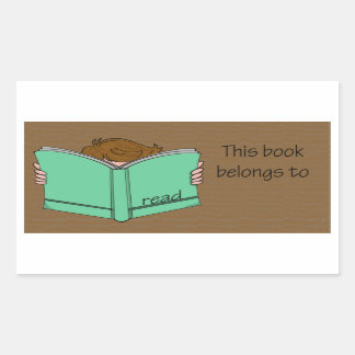 Sticker Rectangulaire C'est mon livre 1