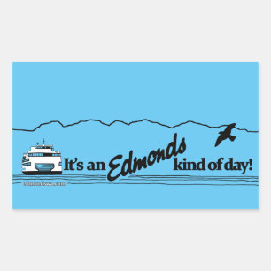 Sticker Rectangulaire C'est un genre d'Edmonds de jour