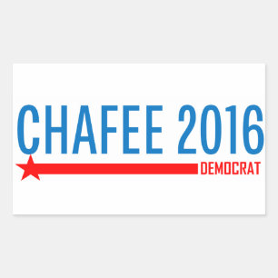 Sticker Rectangulaire Chafee pour le président 2016