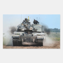 Sticker Rectangulaire Challenger 2 Main Battle Tank