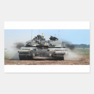 Sticker Rectangulaire Challenger 2 Main Battle Tank