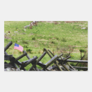 Sticker Rectangulaire Champ de bataille de Gettysburg