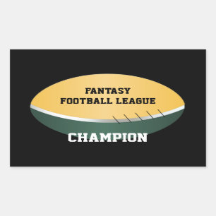 Sticker Rectangulaire Champ de football Imaginaire (personnalisable)