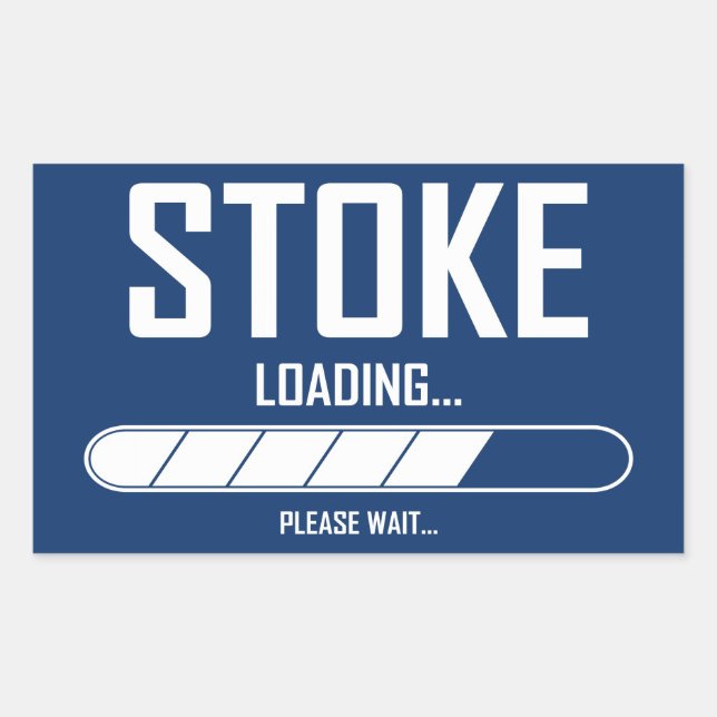 Sticker Rectangulaire Chargement du stock (Devant)