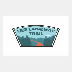 Sticker Rectangulaire Chemin Erie Canalway