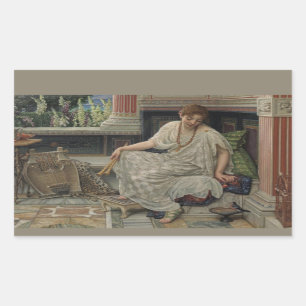 Sticker Rectangulaire Chloe (par Edward Poynter)