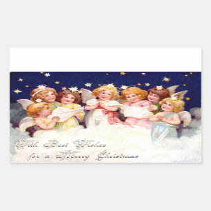 Sticker Rectangulaire Choeur des Anges