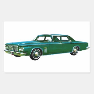 Sticker Rectangulaire Chrysler New Yorker 1963